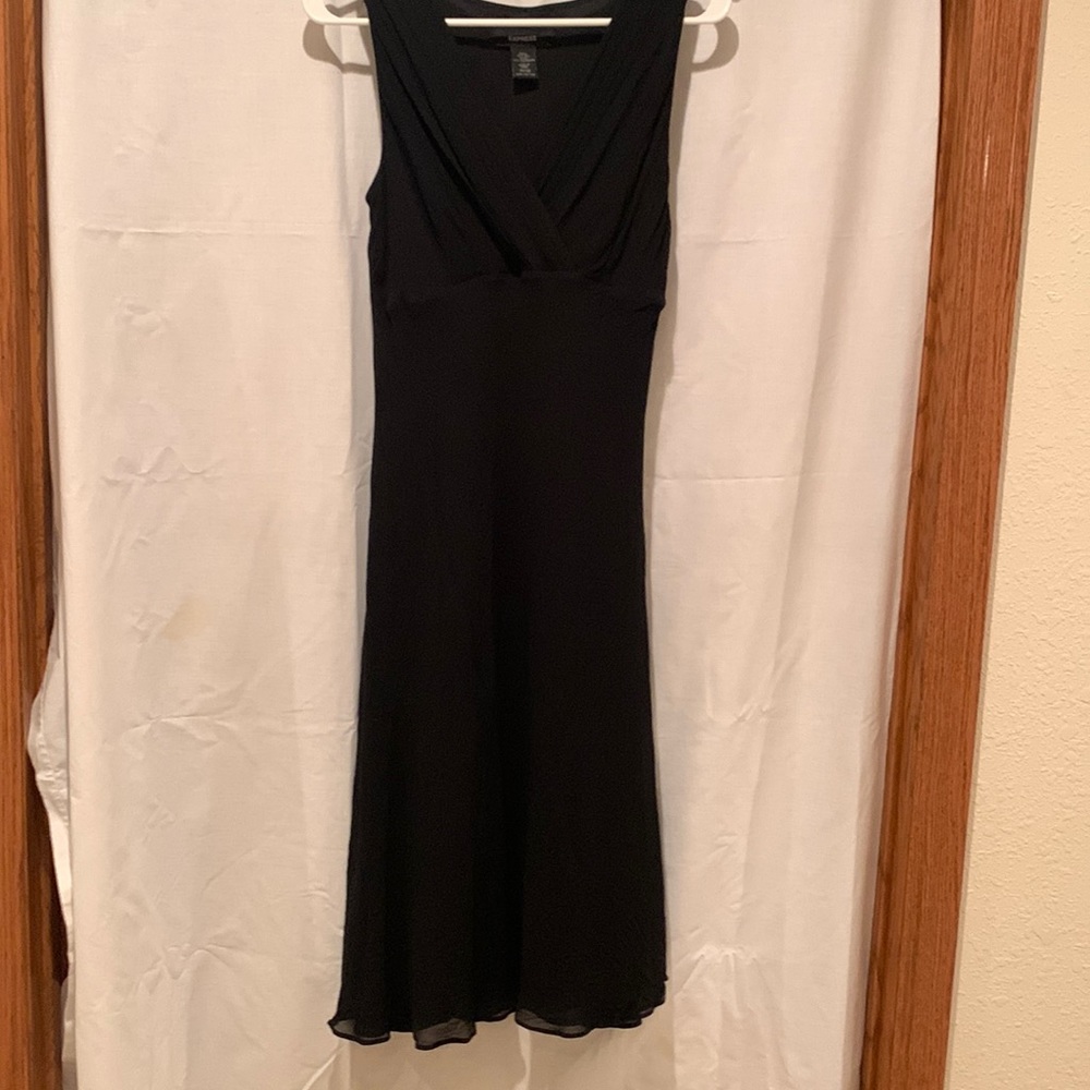 Express Silk Black Dress 11/12